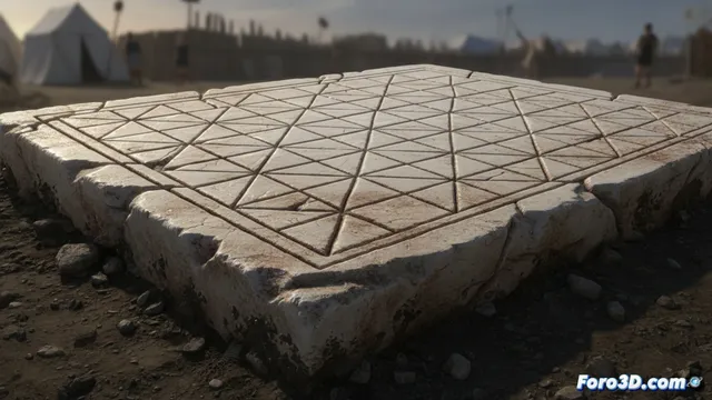 La inteligencia artificial descubre un tablero de juego romano oculto en una piedra