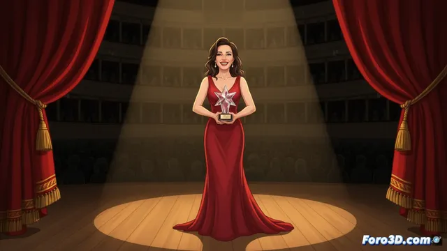 Carmen Machi recibe el Premio Jesús Hermida a su trayectoria