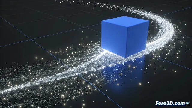 Cómo animar un sistema de partículas en Blender