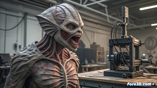 La impresión 3d detrás de los monstruos de tus series favoritas