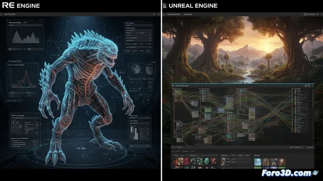 Comparativa entre el motor RE Engine de Capcom y Unreal Engine