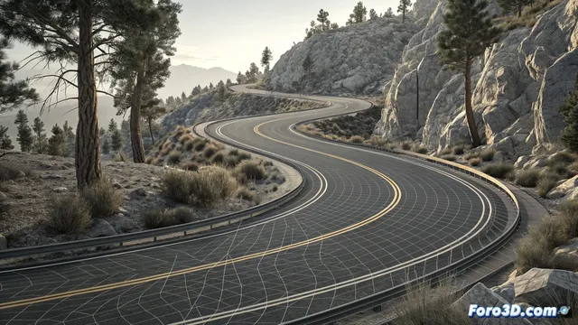 Técnicas para modelar una carretera en 3ds Max