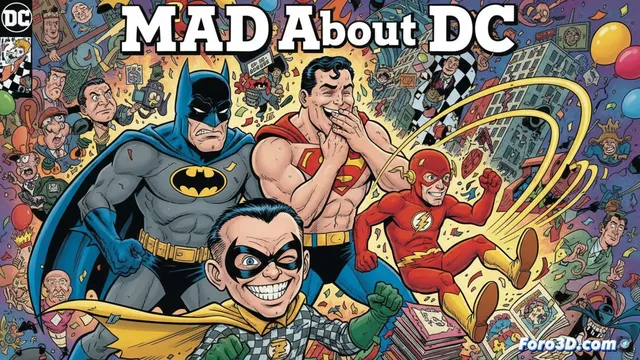 Dc anuncia mad about dc, un cómic paródico de su universo
