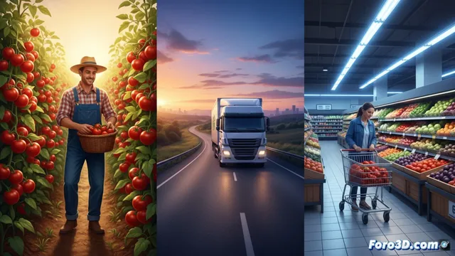 El viaje oculto de los alimentos hasta tu carrito