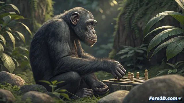 El bonobo que organizó una fiesta de té en su mente