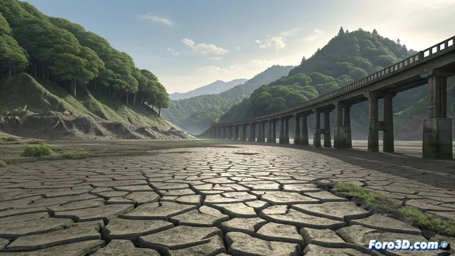 El lago que revela sus secretos en Japón