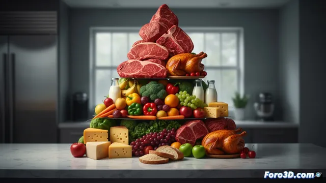 Estados Unidos propone una pirámide alimentaria invertida para 2025-2030