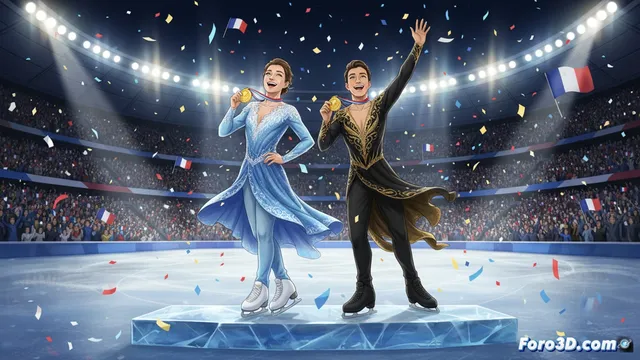 Francia conquista el oro olímpico en danza sobre hielo en Milán-Cortina 2026