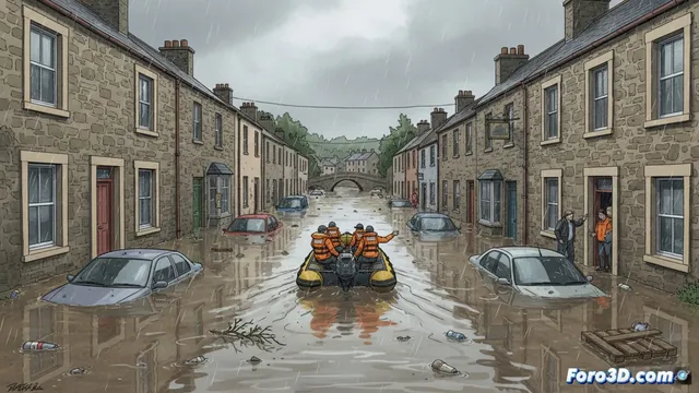 Graiguenamanagh enfrenta inundaciones por el desbordamiento del río Barrow