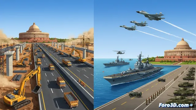 India asigna fondos históricos a infraestructura y defensa en su presupuesto