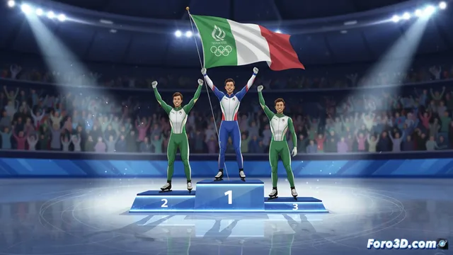 Italia conquista el oro en el relevo mixto de short track en Milán-Cortina 2026