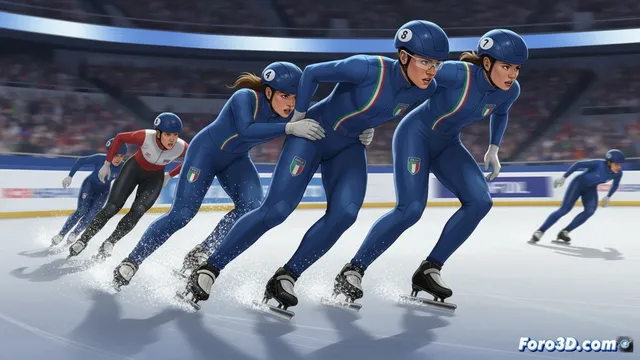Italia domina el short track con un relevo perfecto en Milano-Cortina 2026