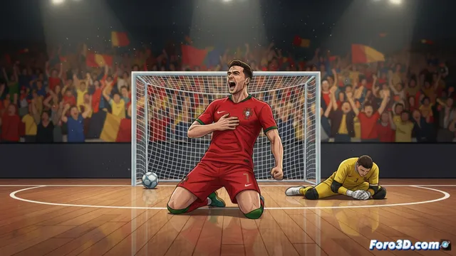 Portugal avanza a semifinales de la Eurocopa de fútbol sala tras golear a Bélgica