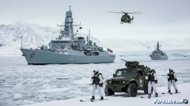 Reino Unido duplica su contingente militar en el ártico