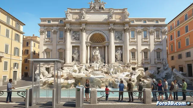 Roma cobra entrada para acceder a la Fontana di Trevi