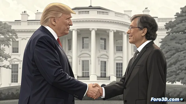 Trump y Petro buscan recomponer lazos en la Casa Blanca