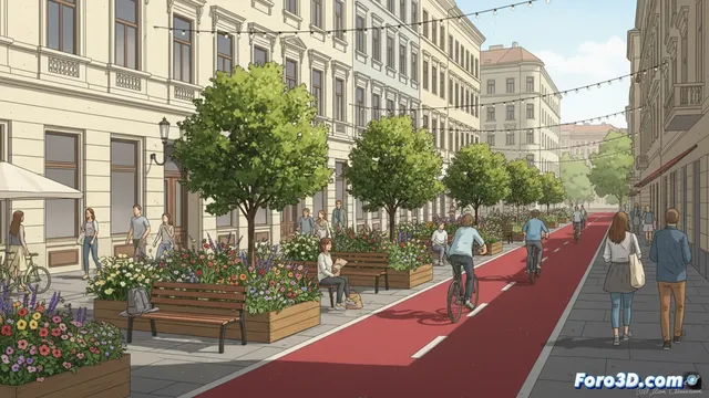Viena transforma plazas de aparcamiento en espacios verdes y para peatones