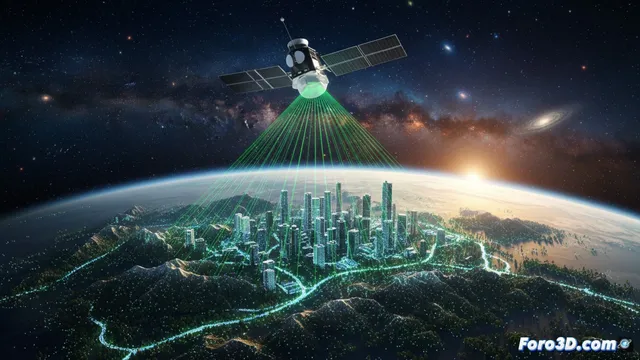 ¿Y si pudiéramos ver el mundo en 3d desde el espacio?