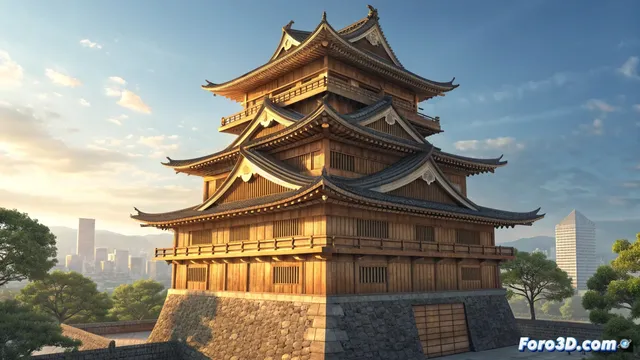 ¿Y si un castillo renaciera de sus cenizas con madera?