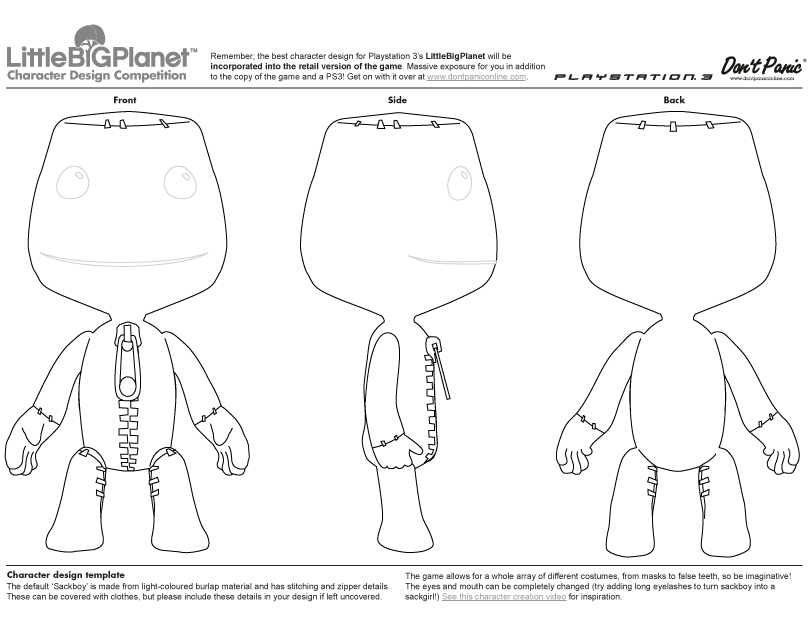 simple character template