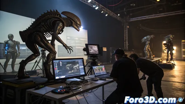 Alien Romulus con Stop-motion y efectos digitales en armonía