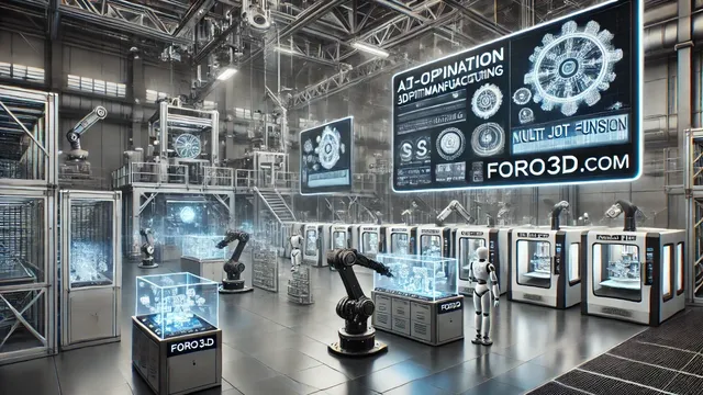 Automatización y eficiencia en la impresión 3D industrial