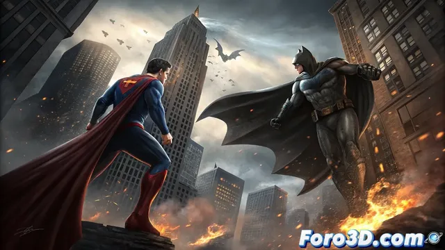 Batman y Superman en una historia de poderes transformados