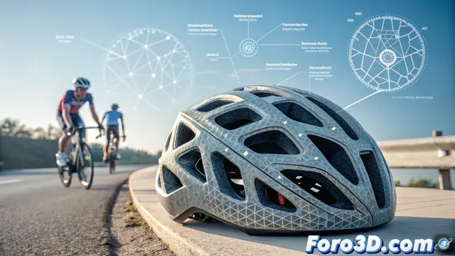 Nuevo casco ciclista con tecnología auxética mejora la seguridad