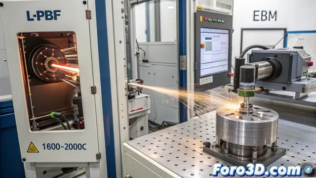 Técnicas de impresión 3D metálica comparadas