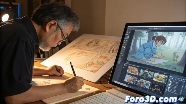 El impacto de la IA en la animación tradicional estilo Ghibli