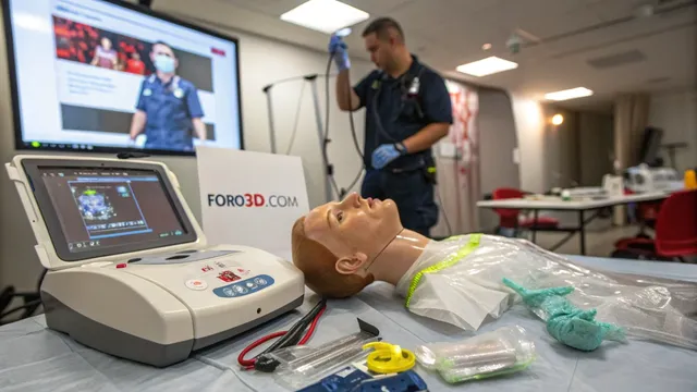Dispositivo 3D de entrenamiento para paramédicos