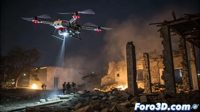 Dron de rescate impreso en 3D para emergencias