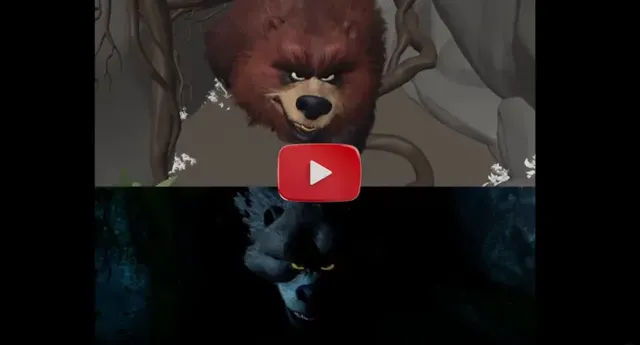Roz y el oso Thorn: La batalla más salvaje en El Robot Salvaje