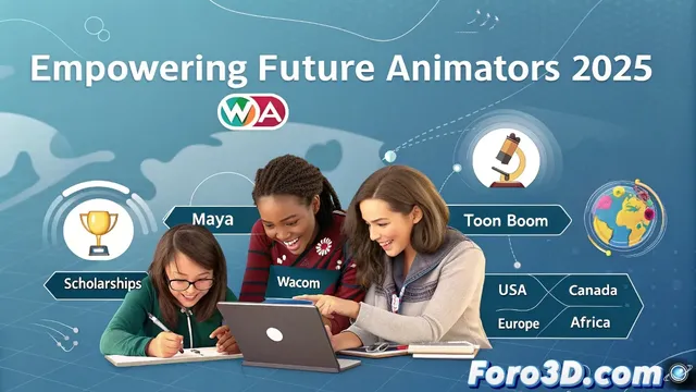 Becas WIA 2025 para animadoras destacadas a nivel mundial