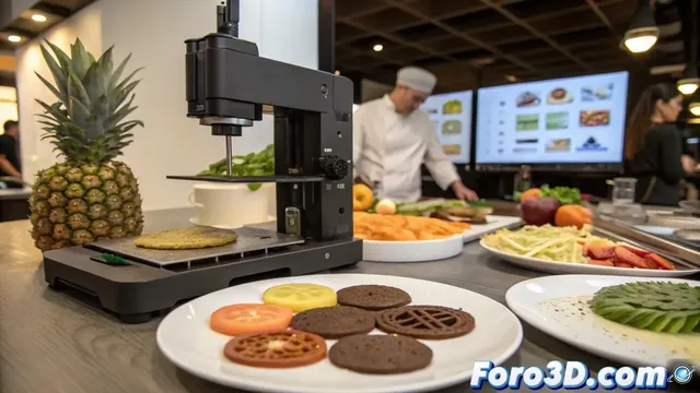 Un nuevo capítulo en la cocina con la impresión 3D de alimentos