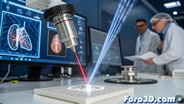 Una micro-lente impresa en 3D para revolucionar el diagnóstico de enfermedades coronarias