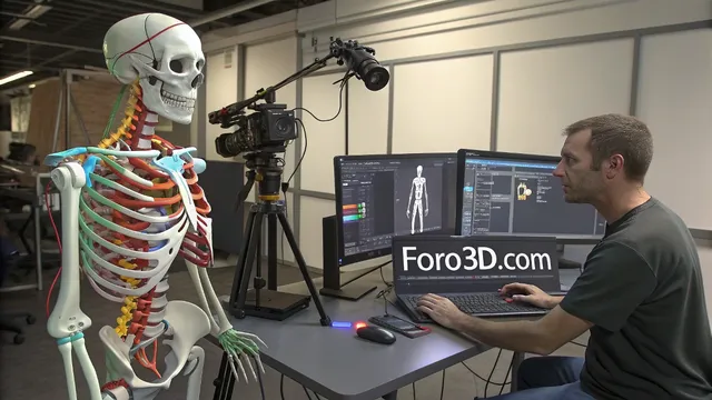 Cómo modificar un esqueleto 3D sin deformar el modelo