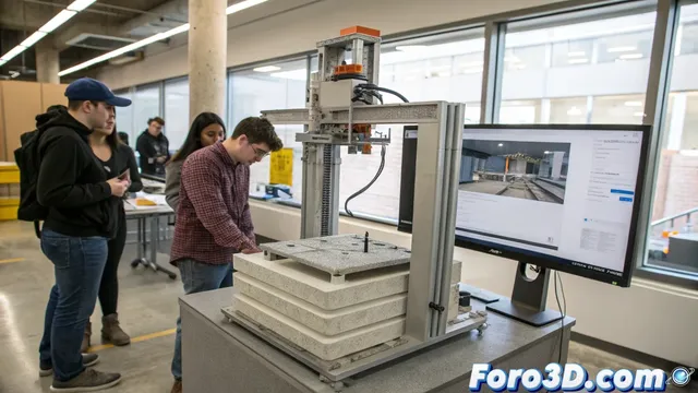 La impresión 3D de hormigón llega al sector educativo