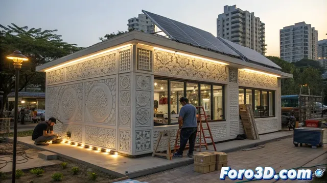 Un nuevo enfoque en la construcción con impresión 3D en el sudeste asiático