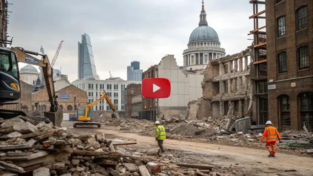 La reconstrucción visual de un Londres devastado en Blitz