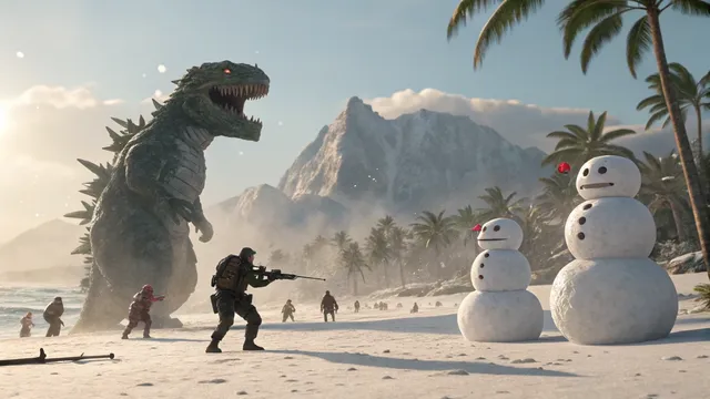Los efectos visuales de Red One llevan la magia de la Navidad al siguiente nivel