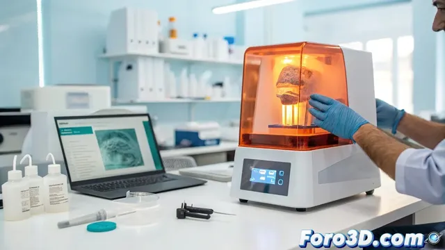 Impresión 3D dental con resinas flexibles