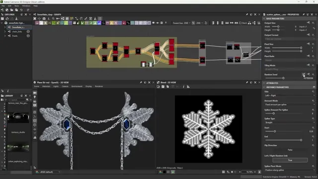 Substance 3D Designer mejora las herramientas de Spline y Path