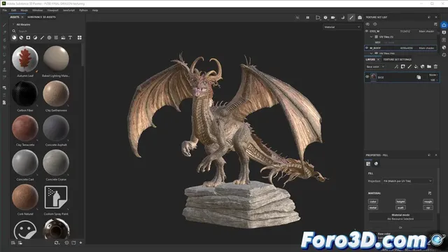 Substance 3D Painter con nuevas funciones para texturizado 3D