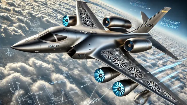 Tecnología 3D para hacer aviones más eficientes