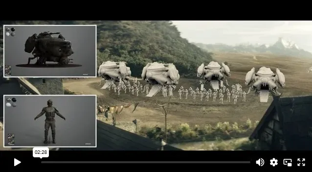 The Scargiver muestra batallas épicas y Oracle Blades en VFX