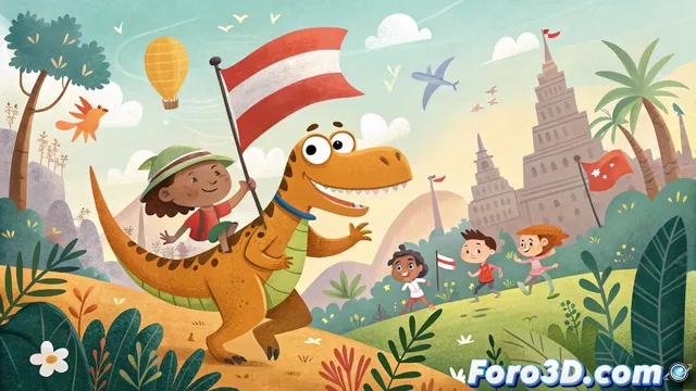 Tippi T-Rex: Una colaboración internacional que revoluciona la animación infantil