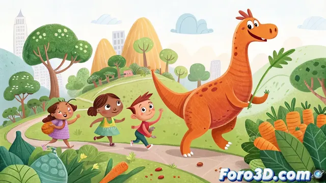 Dinosaurios vegetarianos y tecnología de vanguardia