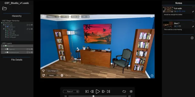 Visor de código abierto para archivos USD