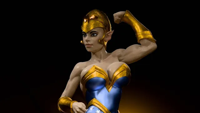 Wonder Woman de impresión 3D